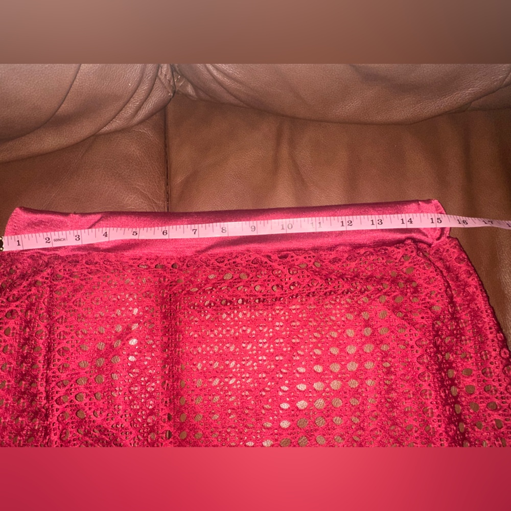 Cover Up or Sexy Set/ XL/ Crop top with maxi skirt/high slit in skirt/ NEW - Picture 7 of 8